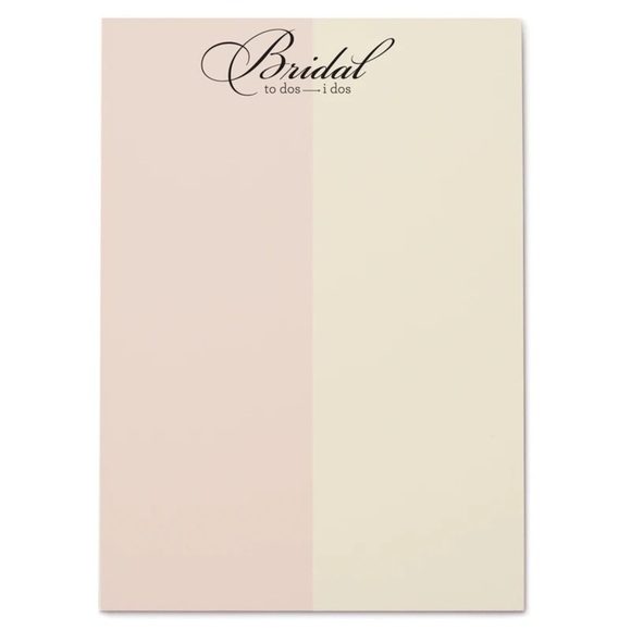 SNOW & GRAHAM Bridal Note Pad! - Picture 1 of 4